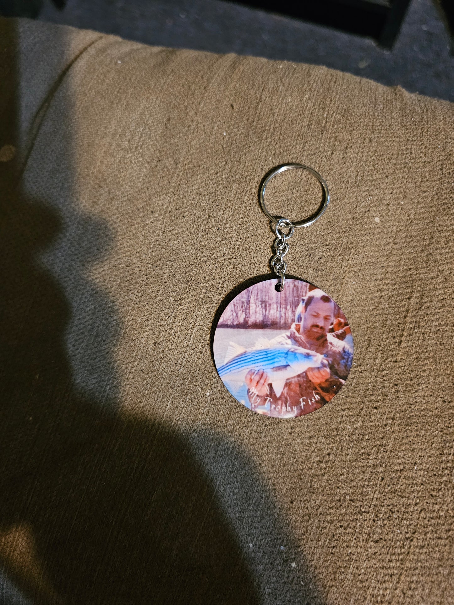 2 inch Personalized sublimation keychain