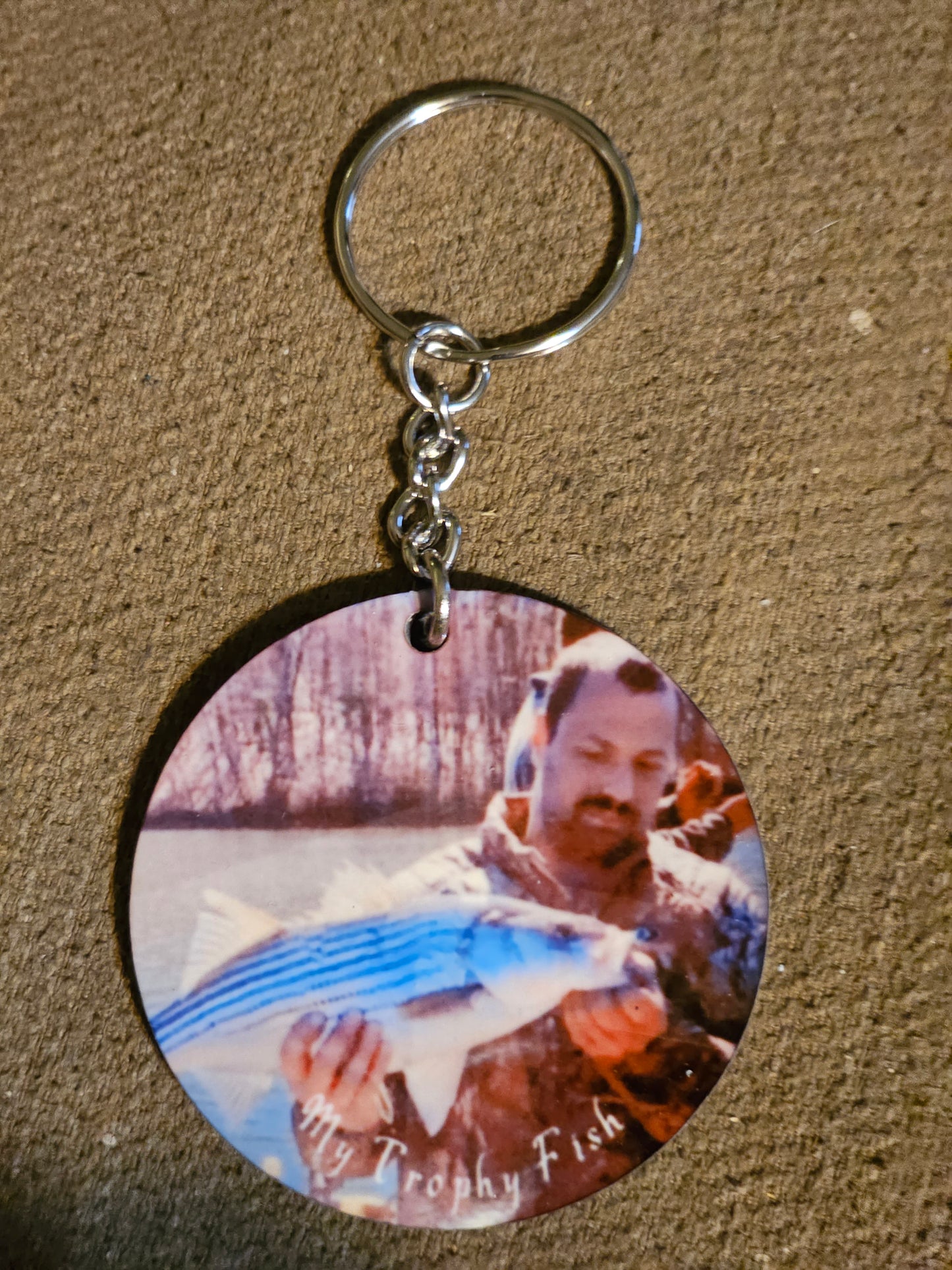 2 inch Personalized sublimation keychain