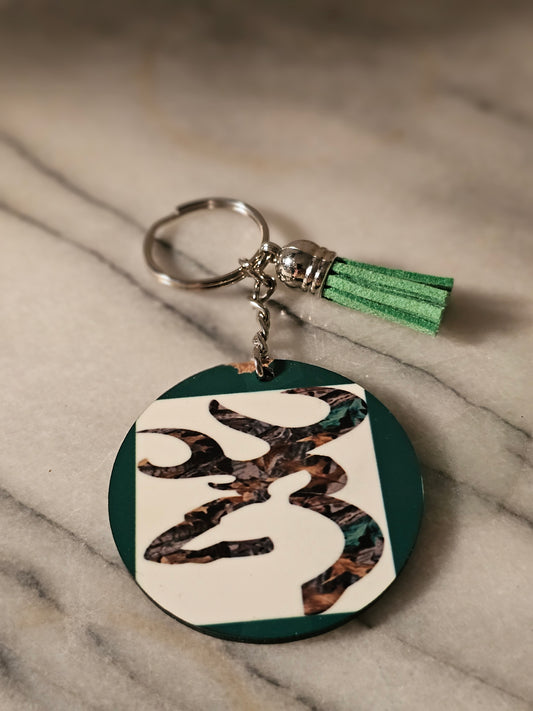 Sublimation Deer head Keychain