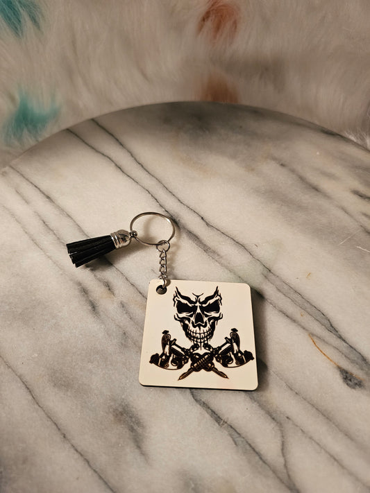 Sublimation square I am going to get you Keychain