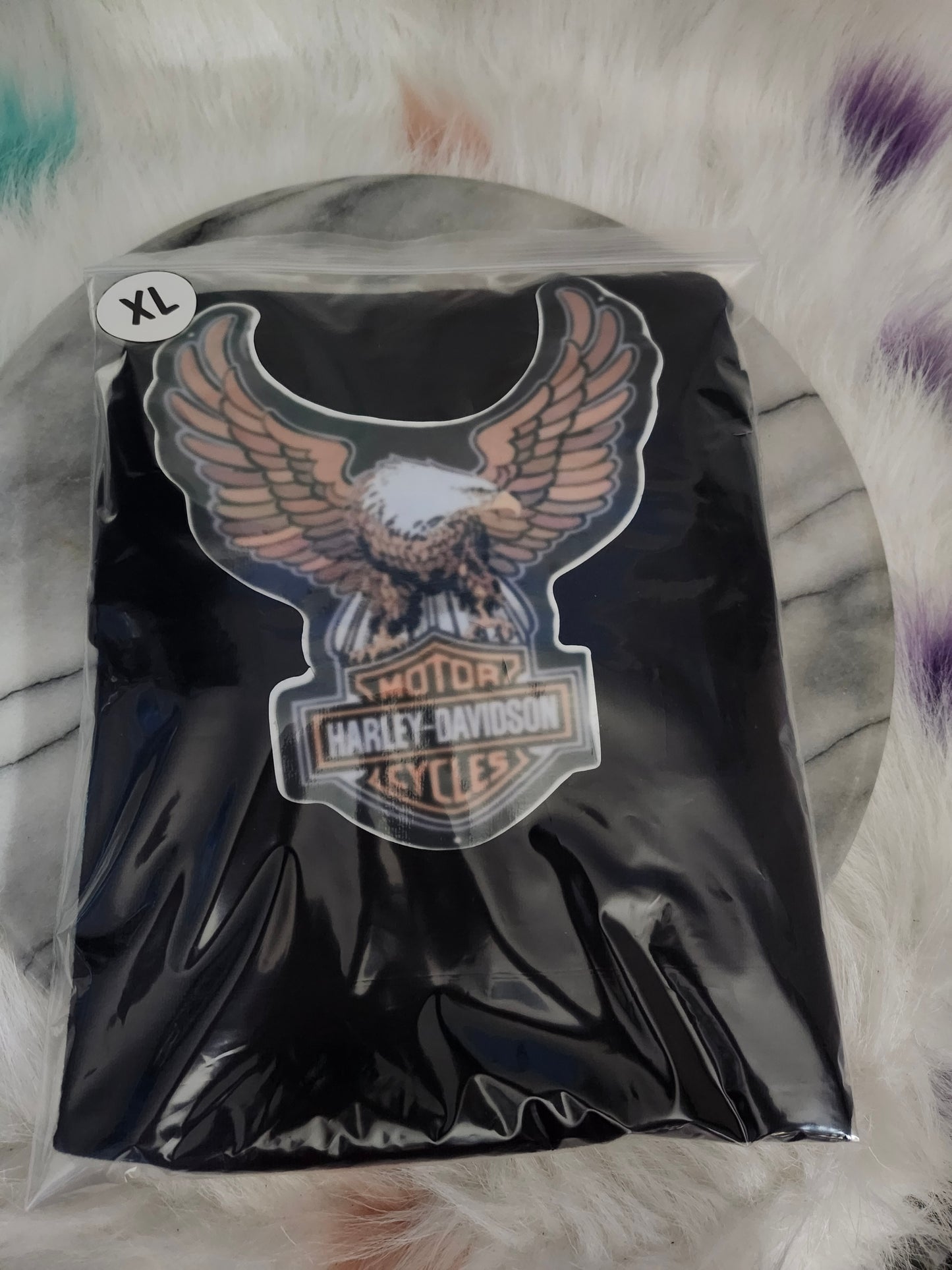 XL 100% cotton black Harley Davidson T-Shirt