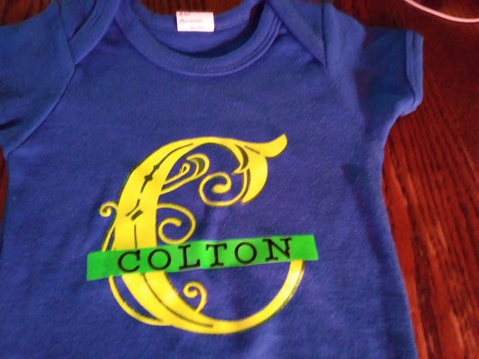 Personalized baby Oneies