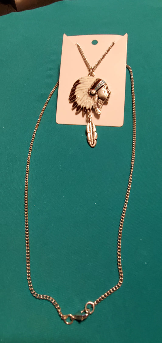 Indian head necklace