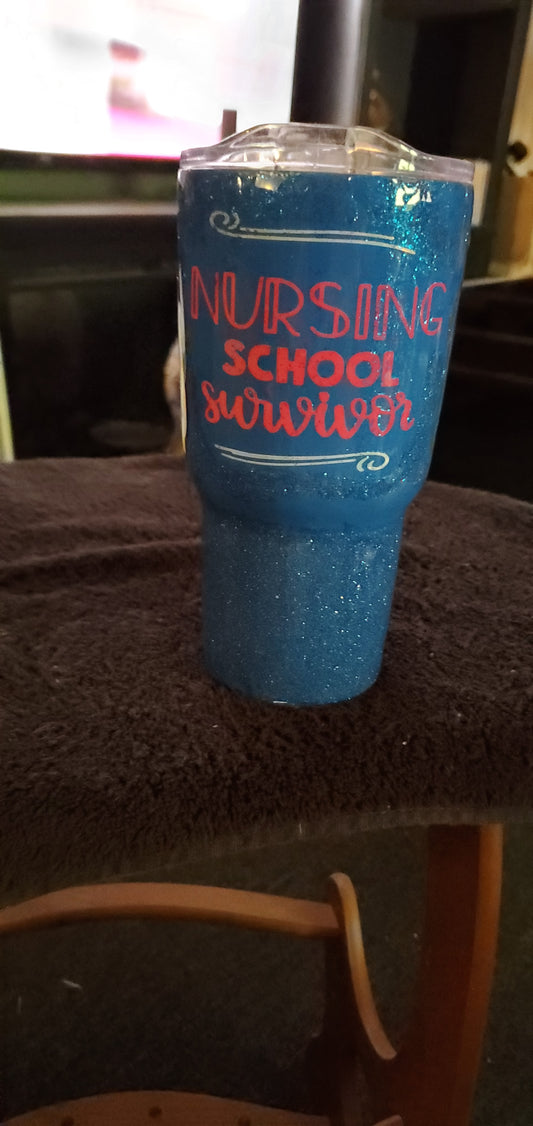 Nurses calls the shots 30 oz Built tumbler cup