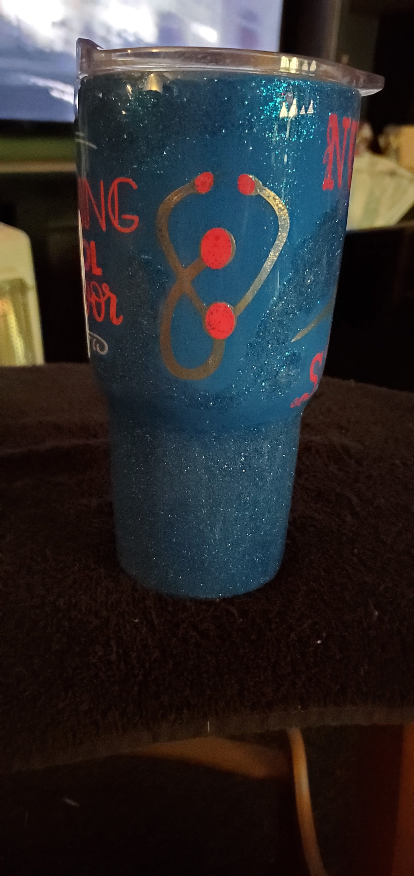 Nurses calls the shots 30 oz Built tumbler cup