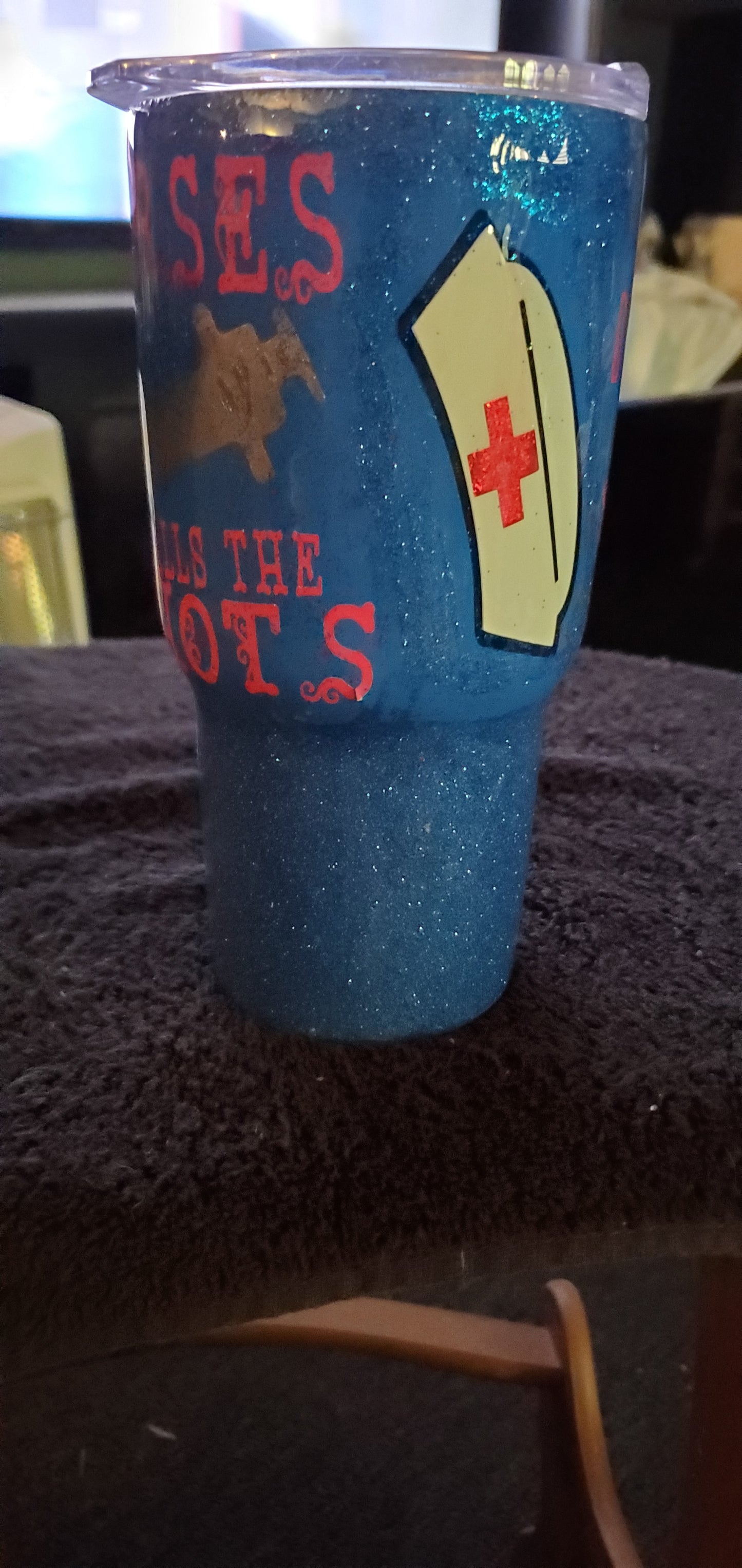 Nurses calls the shots 30 oz Built tumbler cup