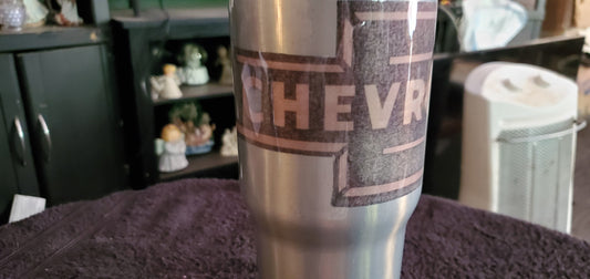 Chevrolet decal 30 oz Built tumbler cup