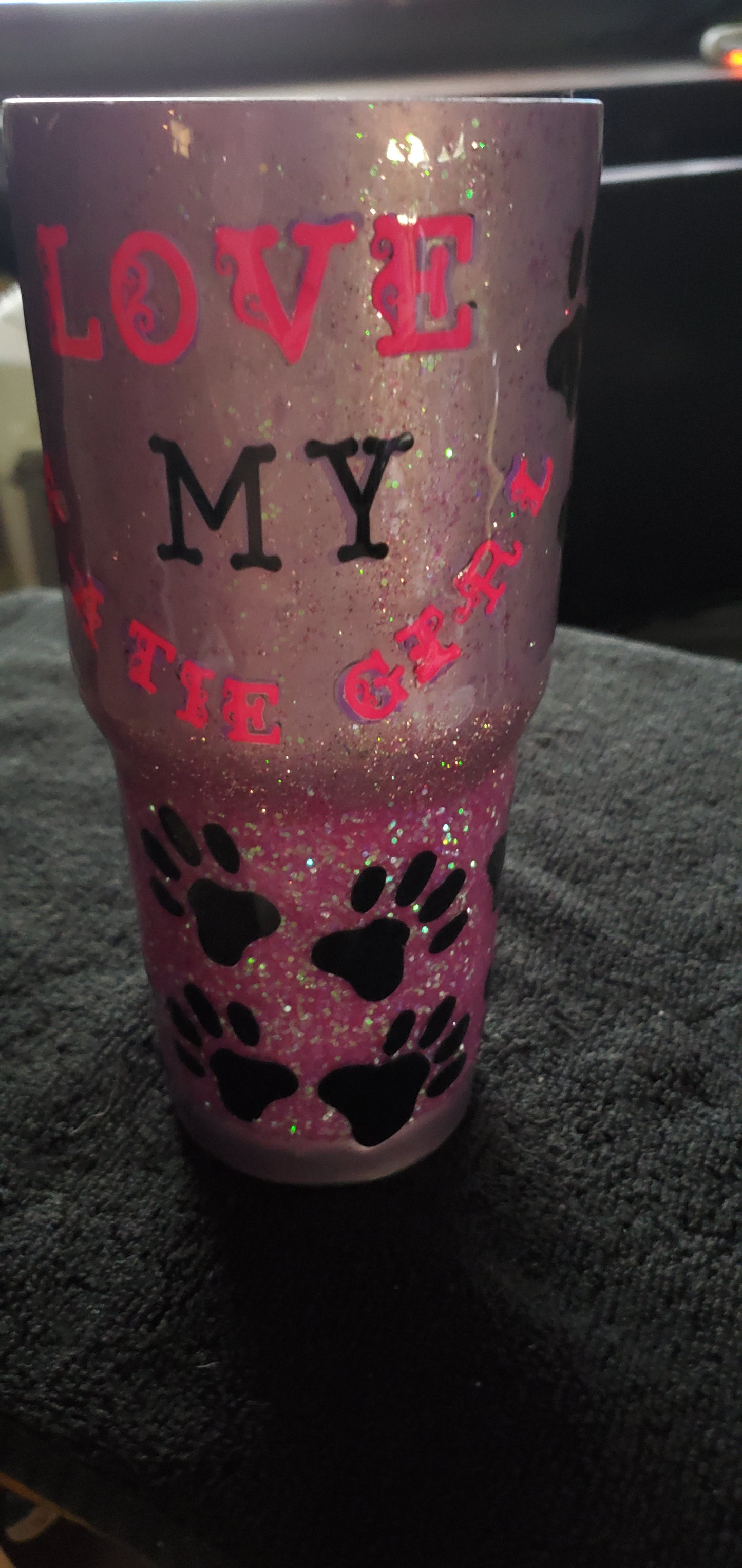 Love my pet 30 oz tumbler cup