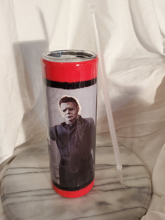 30 oz Micheal Myers stainless steel hogg tumbler cup