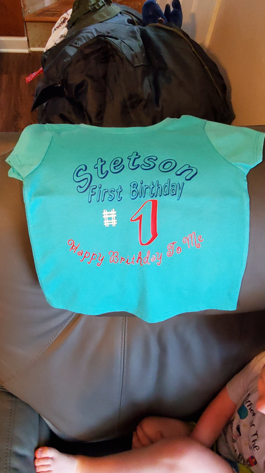 Baby's first brithday shirt