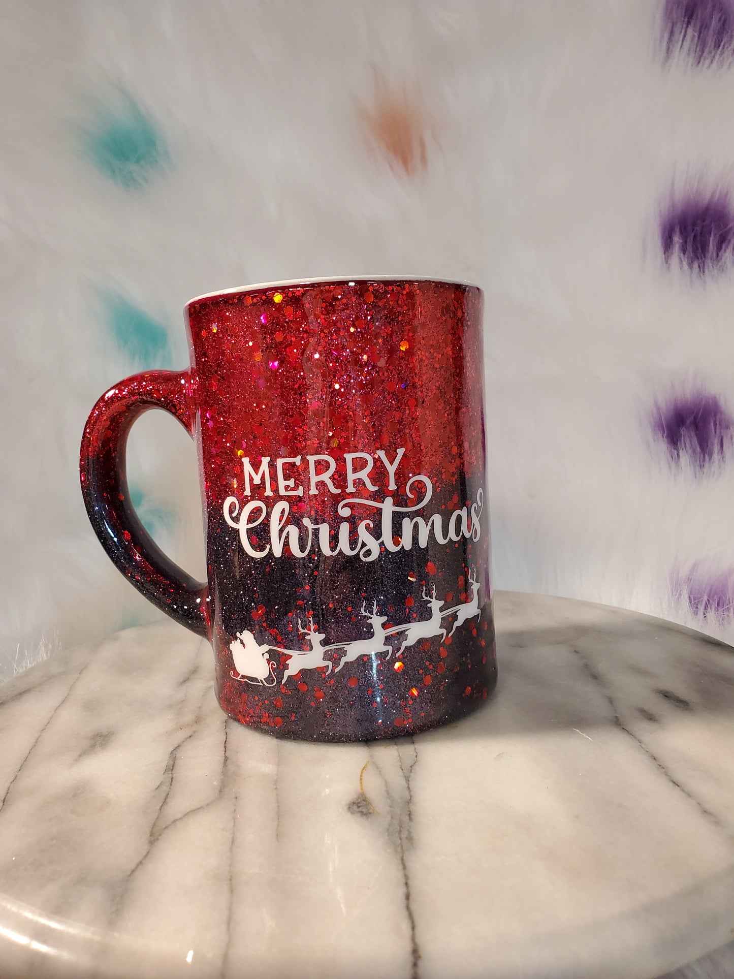 12oz Merry Christmas coffee mug