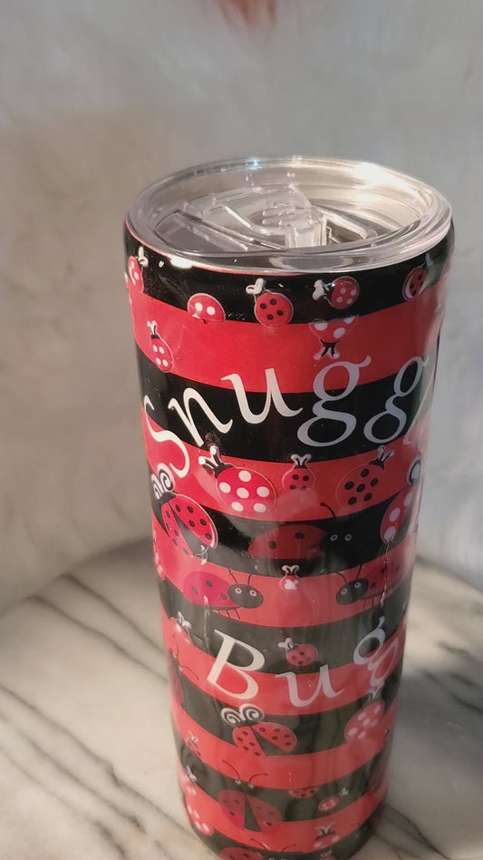 30 oz Suggle bug double wall stainless steel tumbler cup