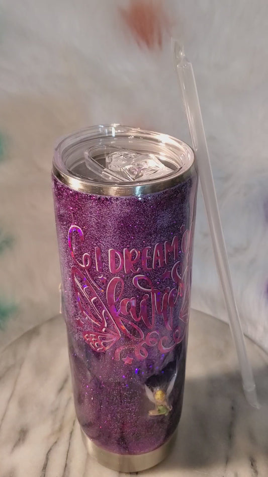 30 oz My fairy doublewall stainless steel tumbler cup.